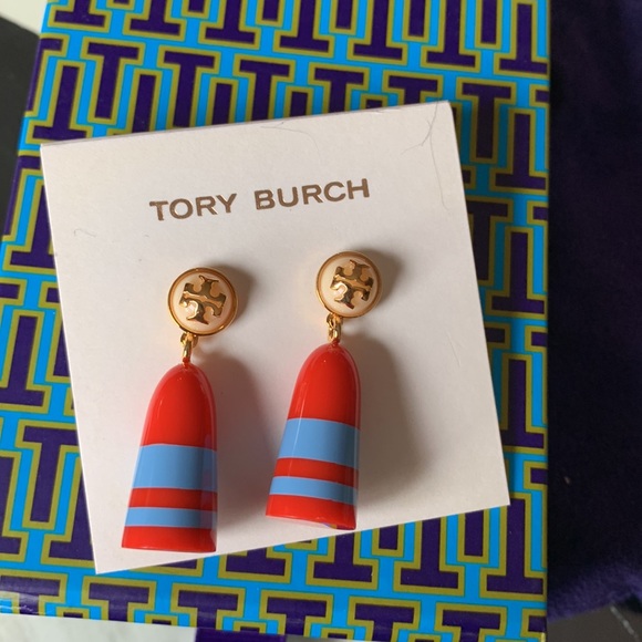TORY BURCH Buoy Drop Earrings - Picture 2 of 5